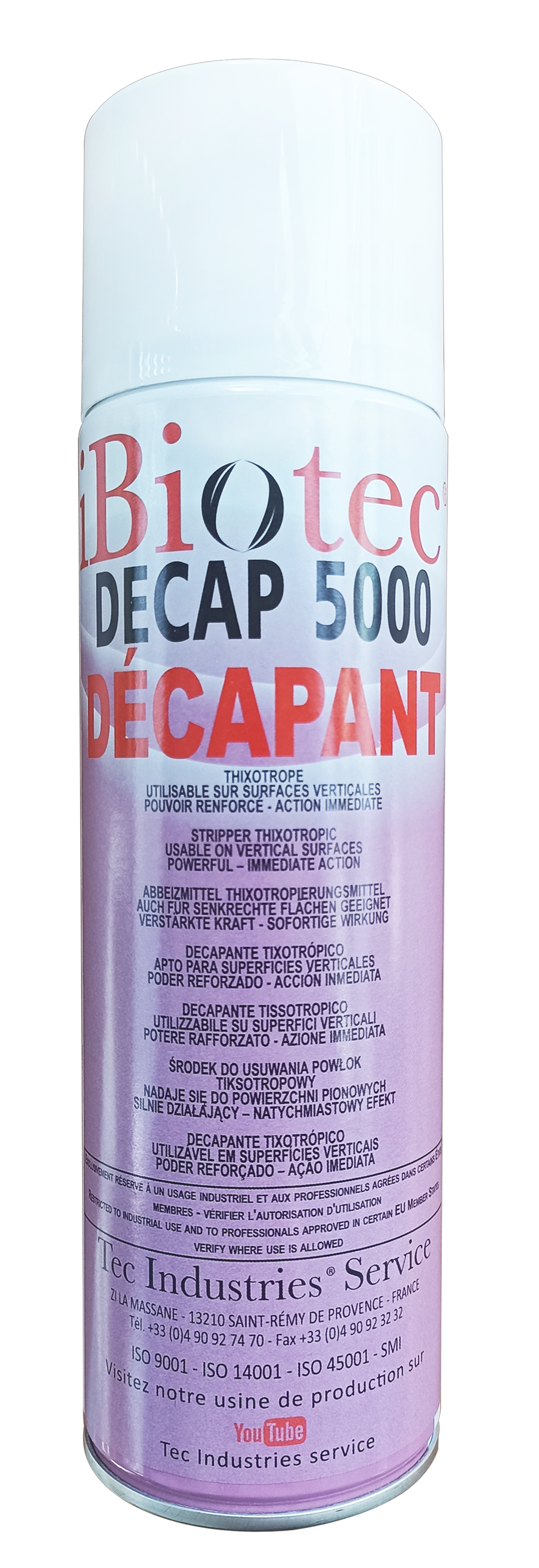 spray decapante forte de efeito instantâneo. tixotrópico, pode ser utilizado em superfícies verticais. decapa tintas, resinas, fortemente reticuladas, incluindo cozidas no forno. spray decapante, decapante tintas, decapante juntas, decapante rápido spray, decapante ibiotec, decapante instantâneo. Sprays técnicos. Sprays de manutenção. Fornecedores de sprays. Fabricantes de sprays. Substitui o diclorometano. Substitui o cloreto de metileno. Substitui Ch2 Cl2. Substitui CMR. Substitui acetona. Substitui acetona. Substitui NMP. Solvente para poliuretanos. Solventes para epóxi. Solvente poliéster. Solvente colas. Solvente tintas. Solvente resinas. Solventes verniz. Solventes elastómeros. Fornecedores de sprays. Fabricantes de sprays. Propulsor spray sem perigo. Propulsor spray sem perigo. Propulsor bomba spray sem perigo